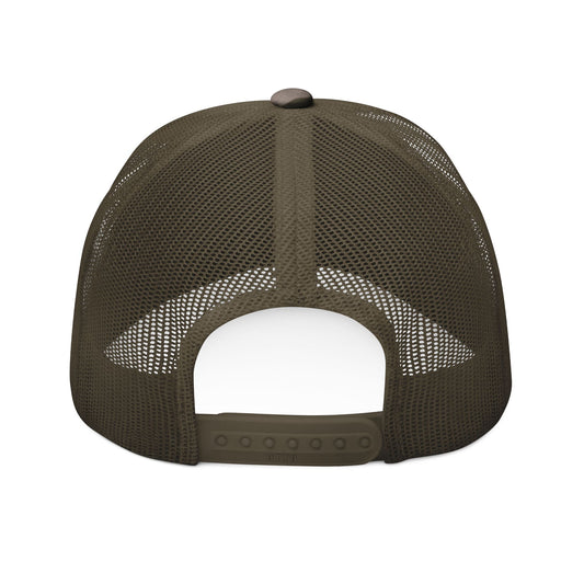 Camouflage Trucker Hat — Embroidered 17RED Veteran-Owned Patch