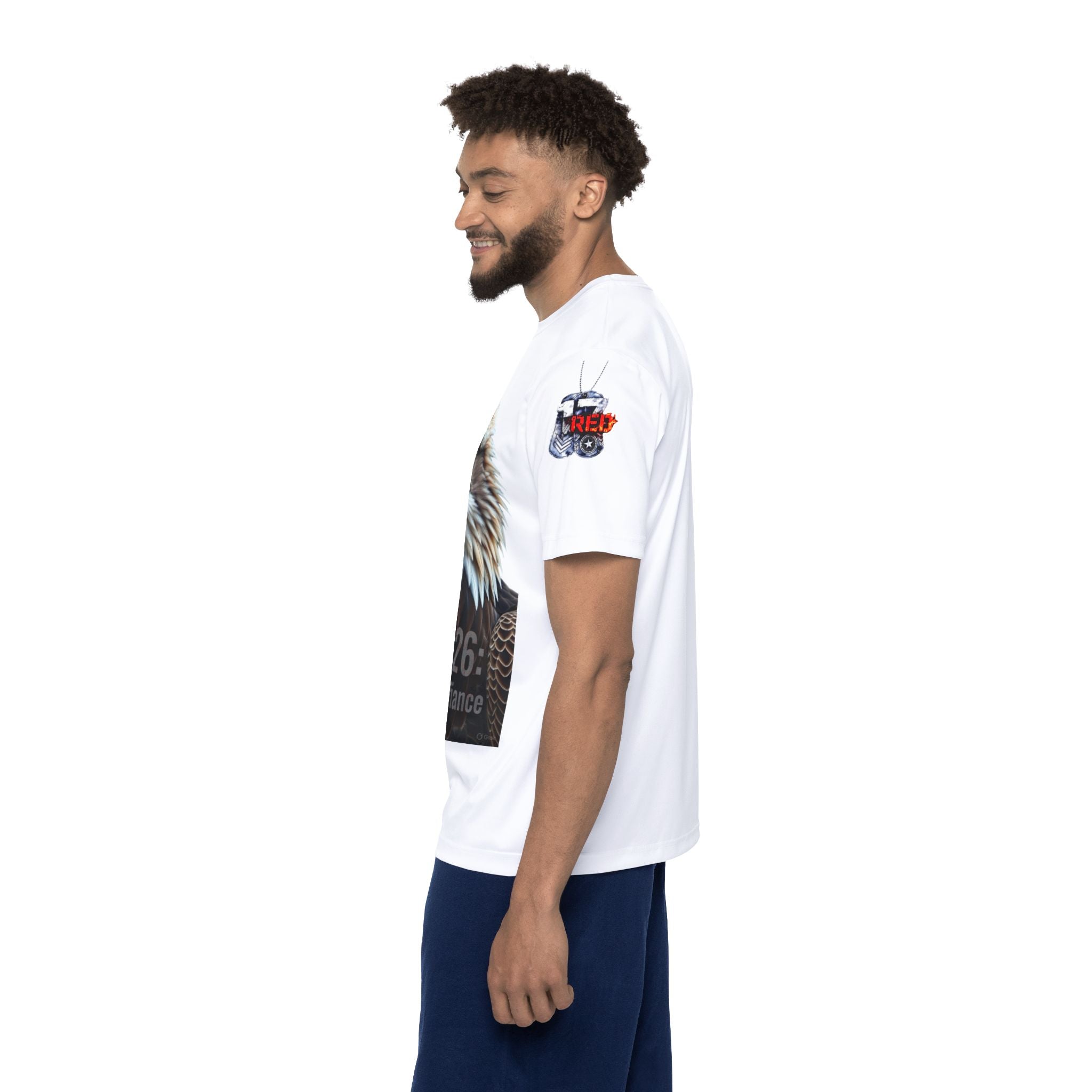 Patriotic Eagle Sports Jersey — "1776–2026 250 Years of Defiance" Athletic Tee