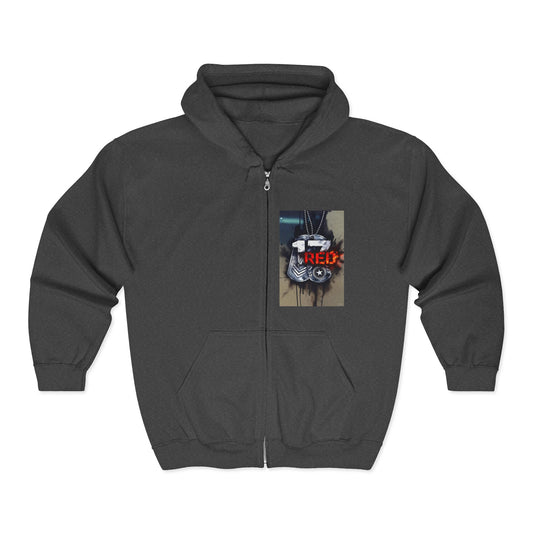 Join The Storm Zip Hoodie — "Join The Storm" Black Full-Zip Hooded Sweatshirt