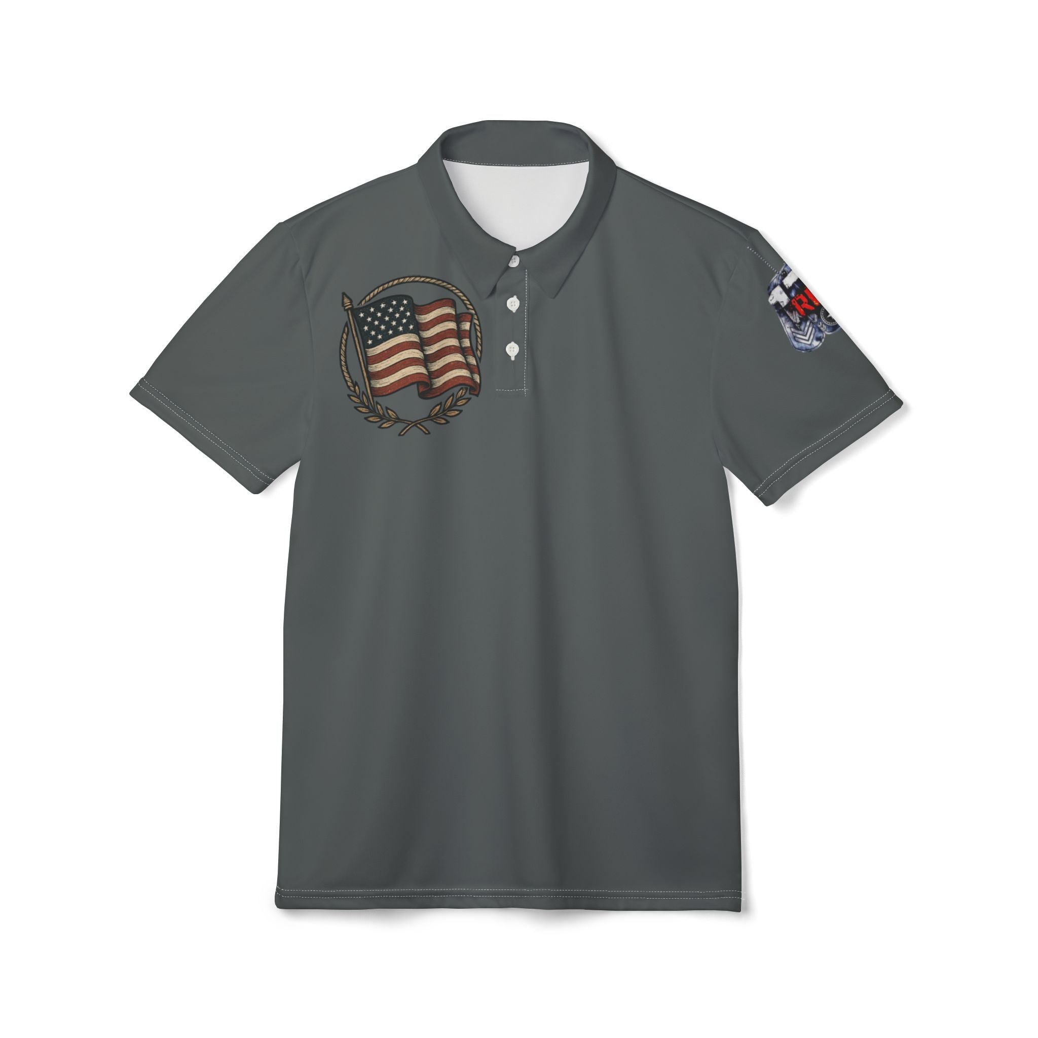 Patriotic Flag Polo