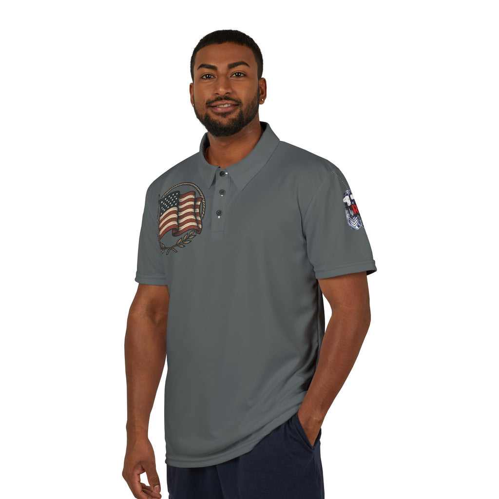 Patriotic Flag Polo