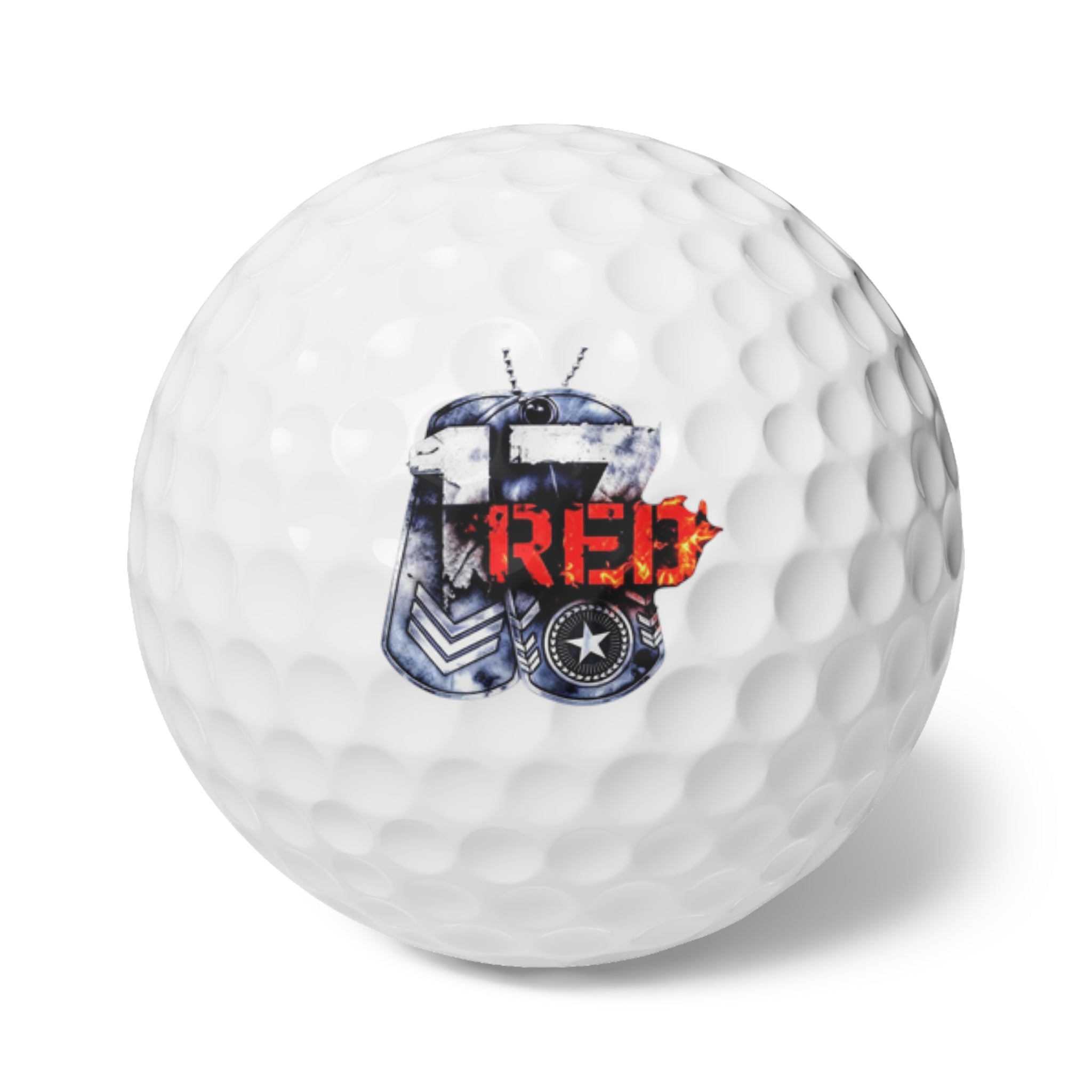 17RED Golf Balls, 6pcs